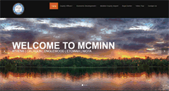 Desktop Screenshot of mcminncountytn.gov