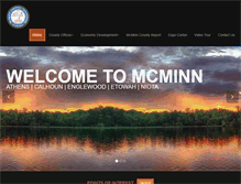 Tablet Screenshot of mcminncountytn.gov